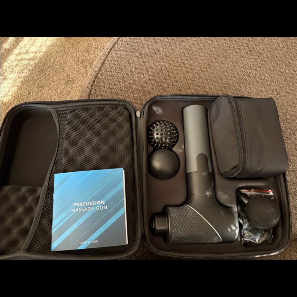 Percussion Massage Gun Kit in Black
